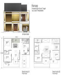 Gambar rumah impian terbaru yang modern dan hemat biaya. Denah Rumah Impian Sederhana 2 Lantai 67 Desain Rumah Minimalis 6 X 9 Desain Rumah Modern