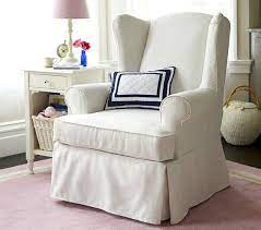 slipcovered wingback glider pottery barn kids slipcovers for chairs wingback chair slipcovers slipcovers
