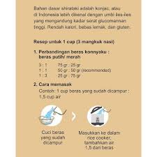 Lalu, berapa banyak kalori yang dibutuhkan manusia setiap hari, dan bagaimana mendapatkan kalori dengan cara yang sehat? Shirataki Konnyaku Rice 1kg Beras Diet Konyaku Harga Hemat Shopee Indonesia