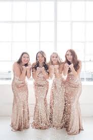Rose Gold Sequin Bridesmaid Dresses By Love Tanya Gold Sequin Bridesmaid Dress Long Gold Bridesmaid Dresses Gold Bridesmaid Dresses