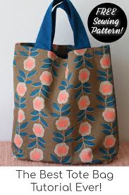 How To Sew A Tote Bag Learn To Sew Series Tote Bags Sewing Tote Bag Pattern Free Bag Patterns To Sew