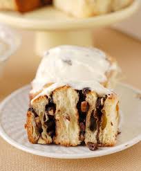 Chocolate Cherry Almond Brioche Buns With Cream Cheese Frosting Recipe Brioche Buns Cherry Almond Chocolate Cherry