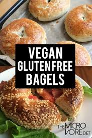 Bagel thin minis made in a donut pan. You Need To Try These Vegan Gluten Free Bagels As Soon As Possible They Are Simple To Make And Can Be Gluten Free Bagels Vegan Gluten Free Whole Food Recipes