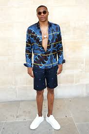 His feel for fashion is instinctual as much as anything. Why Russell Westbrook Is The Mvp Of Men S Fashion Nba Fashion Russell Westbrook Fashion Fashion