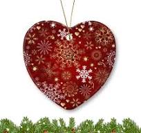 Flocos de neve brancos dourados - Enfeite de Natal 2023 - Decorações de  Natal em forma de coração para árvore de Natal - Decoração de Natal de ...