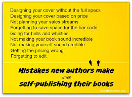 The trick is to pay people a little for my wife tania suggested to make a book about pets. 9 Mistakes New Authors Make When Self Publishing Their Books