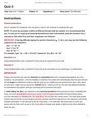 Besides, kids trivia is an excellent way to test their awareness and. Quiz 6 Submitted Pdf Quiz 6 Phil 120 99c Introduction To Critical Thinking Quiz 6 Due Mar 5 At 11 59pm Points 25 Questions 5 Time Limit 120 Minutes Course Hero