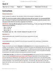 Besides, kids trivia is an excellent way to test their awareness and. Quiz 6 Submitted Pdf Quiz 6 Phil 120 99c Introduction To Critical Thinking Quiz 6 Due Mar 5 At 11 59pm Points 25 Questions 5 Time Limit 120 Minutes Course Hero