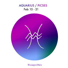 You are on the cusp of aquarius and pisces. Aquarius Pisces Cusp Cuspy Critters