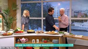 Traditionally cornish pasties have around 20 crimps. Jamie Oliver Is Branded A Filthy Pervert By Phillip Schofield After Putting Salad In Cornish Pasty Daily Mail Online