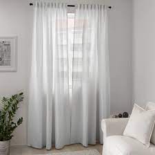 tibast curtains 1 pair white 57x98 ikea curtains white linen curtains curtains without sewing