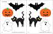 Scary Halloween Cat Template