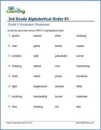 Alphabetize list is a free online tool that puts any list in alphabetical order. Alphabetical Order For Grade 3 K5 Learning