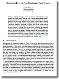 Последние твиты от bitcoin (@bitcoin). Bitcoin A Peer To Peer Electronic Cash System Supply Chain 24 7 Paper