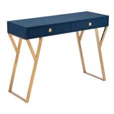 Blue Leatherette Gold Legs Console Table Blue Console Table Modern Console Tables Console Table Decorating Navy blue uhc resource pack 1.8/1.7 release video.