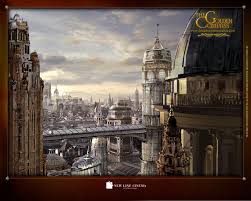 Upcoming Movies Wallpaper The Golden Compass Steampunk City The Golden Compass Dieselpunk