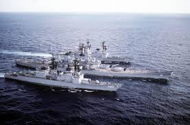 In 1942, the kriegsmarine considered several proposals to convert the cruiser into an auxiliary aircraft carrier. Uss Deyo Dd 989 And Uss Comte De Grasse Dd 974 Spruance Class Destroyers W Uss Iowa Bb 61 Iwo Class Ba United States Navy Ships Us Navy Ships Warship