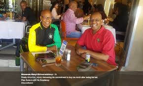 Mpofu represented moyane, while advocate michelle le roux represented gordhan. Dali Mpofu Buys Mzwanele Manyi Lunch After Losing Zuma Bet The Citizen