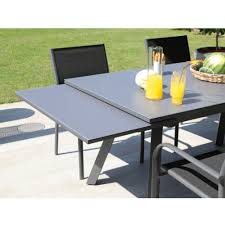 Tables avec rallonge tl1011 diana tavolo 85x130+90 ci vsr vsr. Table De Jardin Aluminium Et Plateau Verre Avec Rallonge 150 250 Cm Dimension Du Carton 157 X 97 X 16 5 Cm Gamm Vert