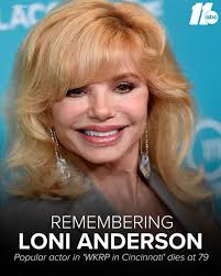 Loni Anderson, who played a struggling radio station's empowered  receptionist
