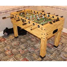 You can even find a table that matches the woodwork in your home. Heavy Wood Fussball Table Football Game