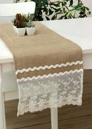 Caminho De Mesa De Juta Para O Natal Manteles Y Caminos Mesa Decoracao Natalina Artesanal Roupas De Mesa Caminhos De Mesa De Estopa