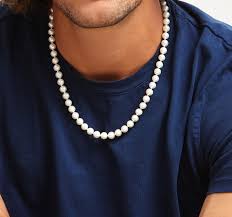 Men's Pearl Necklace