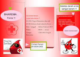 Berharap postingan desain pamflet cdr visi misi. Pamflet Donor Darah Irmaprian