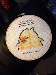The search of embroidery patterns, cross. Chocobo Cross Stitch Cross Stitching Cross Stitch Patterns