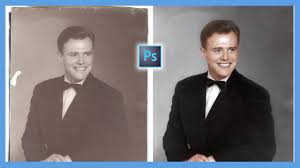 It is designed with many effects to deal with photos it can be used for free to restore old damaged photos online free and on windows. How To Repair And Colorize Old Photos Adobe Photoshop Cc Tutorial Youtube