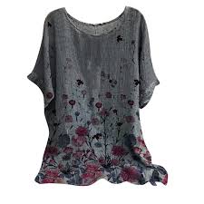 Maybe you would like to learn more about one of these? Short Sleeve Floral Print Top Blouse Halalcitymart