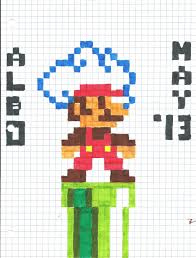 Mario Graphing Worksheets Graph Paper Drawings Graph Paper Designs Graph Paper Art