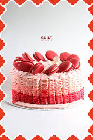 Ombre Ruffle Macarons Cake Macaron Cake Cake Lover 21st Birthday Cakes