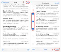 Mails uniquement avec initial + option blackberry. Comment Supprimer Tous Les E Mails Iphone Ipad Imobie Inc