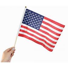 Flag is 100% polyester with sewn sleeve and edges, printed with vibrant. Buy Usa Patriotic 8 X 12 Polyester American Flag With Wood Stick 10 Pack Only 4 00 Pack Cheap H J Liquidators And Closeouts Inc