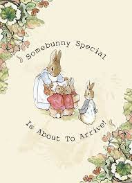 Peter Rabbit Printable Baby Shower Invitations Etsy Bunny Baby Shower Rabbit Baby Shower Rabbit Baby Shower Invitations