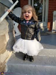 This dark and twisted officially licensed costume includes a jacket, dress and choker. Bride Of Chucky Costume