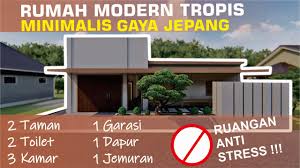 Atap rendah dan tidak ada loteng. Desain Rumah Minimalis Modern Tropis Nuansa Jepang Di Indonesia 2020 Youtube