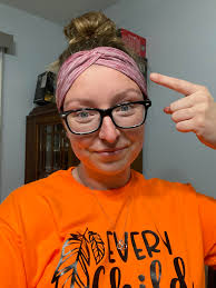 Sharing a rare selfie with three mixed patterns