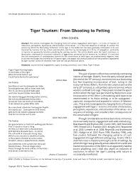 A petting zoo is a small zoo where visitors (mostly children) can get up close to animals and pet them. Pdf Tiger Tourism From Shooting To Petting