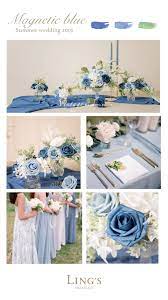 Beautiful Blue Wedding Royal Blue Dusty Blue Blue For Choice 10 Off First Order Blue Wedding Decorations Wedding Theme Colors Blue Themed Wedding
