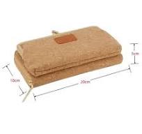 Custom Waterproof Cork Leather Shoulder Bag Natural Cork Purse for Women  (20*10*5cm)