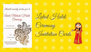 Pick your favorite invitation design from our blank space? Latest Haldi Invitation Cards Haldi Ceremony Quotes Messages In Hindi