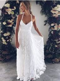 Schlichtes brautkleid aus chiffon mit kleiner schleppe. Strand Stil Brautkleider Einfache Strand Brautkleider Online Simplydress De