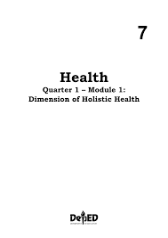 Cvs) last quarterly update in february wasn't pretty. Health 7 Module 1 Dimension Of Holistic Health Grade 7 Modules