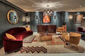 Covet Paris A New Interior Design Showroom In Paris This progressive living room interior design throws out the traditional yellows and oranges of miami designs in favor of bright blues, greens, and whites, to represent the water, palm trees, and white sands that draw so many tourists to the city each year. interior design showroom in paris