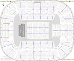 Eaglebank Arena Detailed Seat Row Numbers End Stage