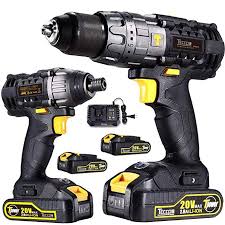 Black And Decker 20v Impact Driver Tool Only Cordless Impact Driver 1500in Lbs Max Impact Drill Driver 530in Lbs Max 20v Combo Kit With 2 Pcs 2 0ah Lithium Ion Batterie Cordless Drill Drill Driver Drill