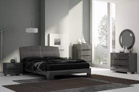 Large cottage chic master slate floor bedroom photo in charleston with white walls and no fireplace. Lutyen Slate Grey High Gloss Bed Cfs Furniture Uk