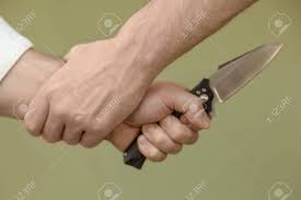 A while ago i was having this argument with 2 dudes who said that if they were attacked by a dude with a knife they could disarming, using a similar technique like the first guy in this vid. Self Defense Disarming Technique Against Threat And Knife Attack Stock Photo Picture And Royalty Free Image Image 135559160